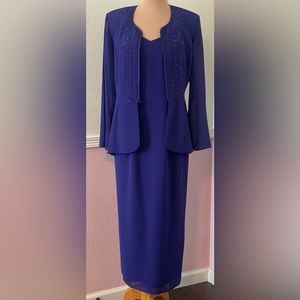 R & M Richards gown 2 piece size 10